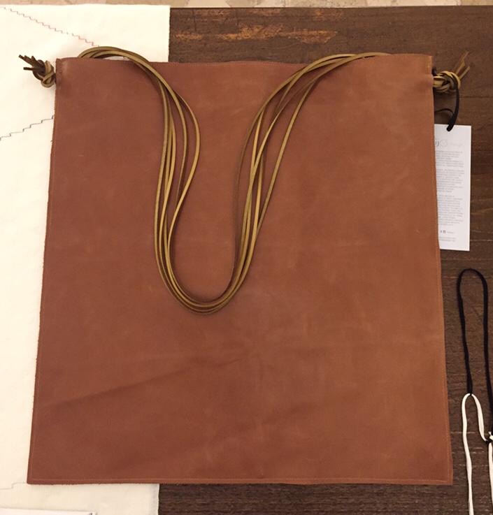 flat bag brown
